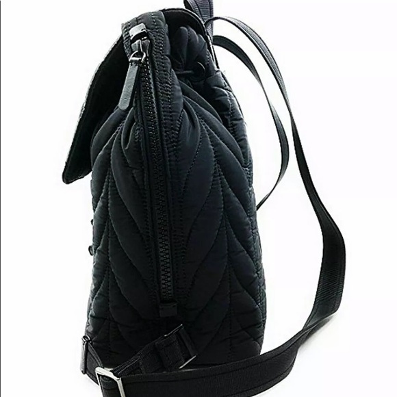 Kate spade Large Flap Black Backpack NWT ELLIE - Picture 4 of 8